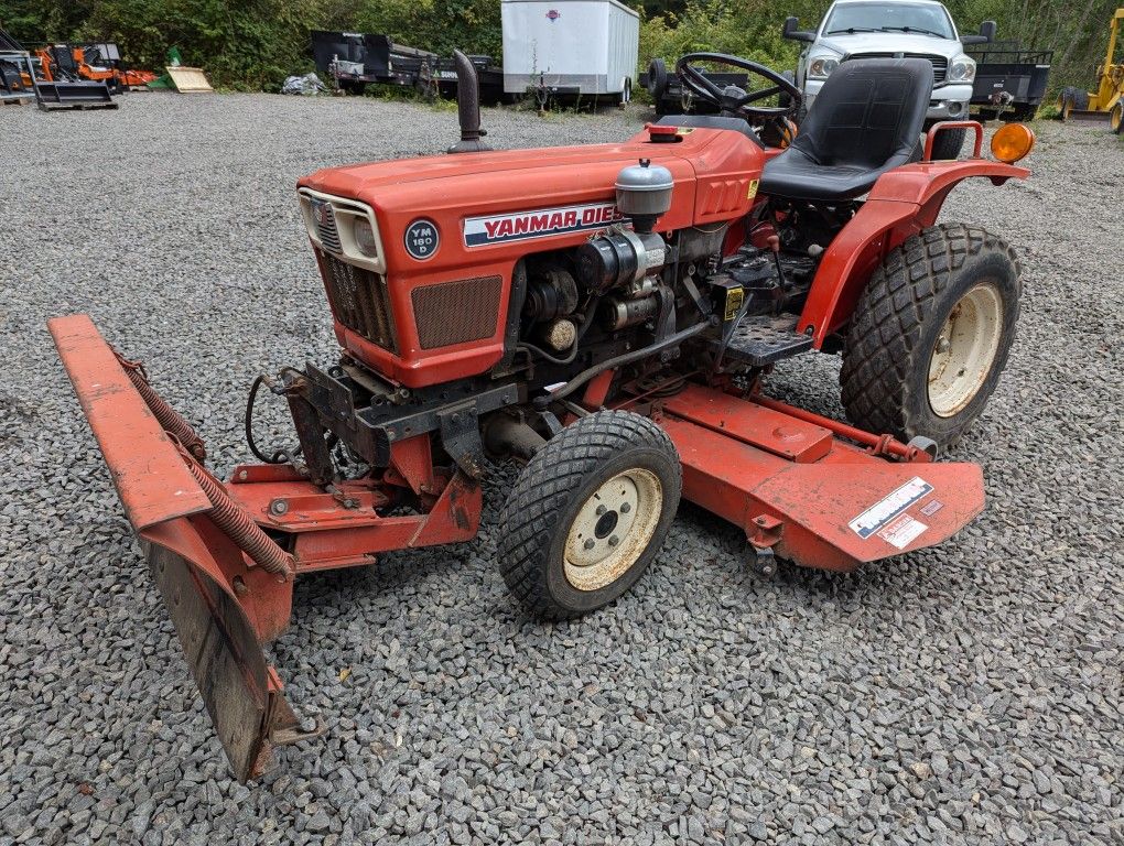 Yanmar Snow Plow and Mower