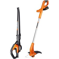 WORX Cordless 2-pc Combo Kit, 20V Li-ion, 1.5 Amp Charger, Includes: WG154, WG545, Werner ladders