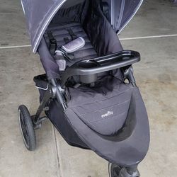 Evenflo FOLIO3 JOG & STROLL TRAVEL SYSTEM WITH LITEMAX INFANT CAR SEAT