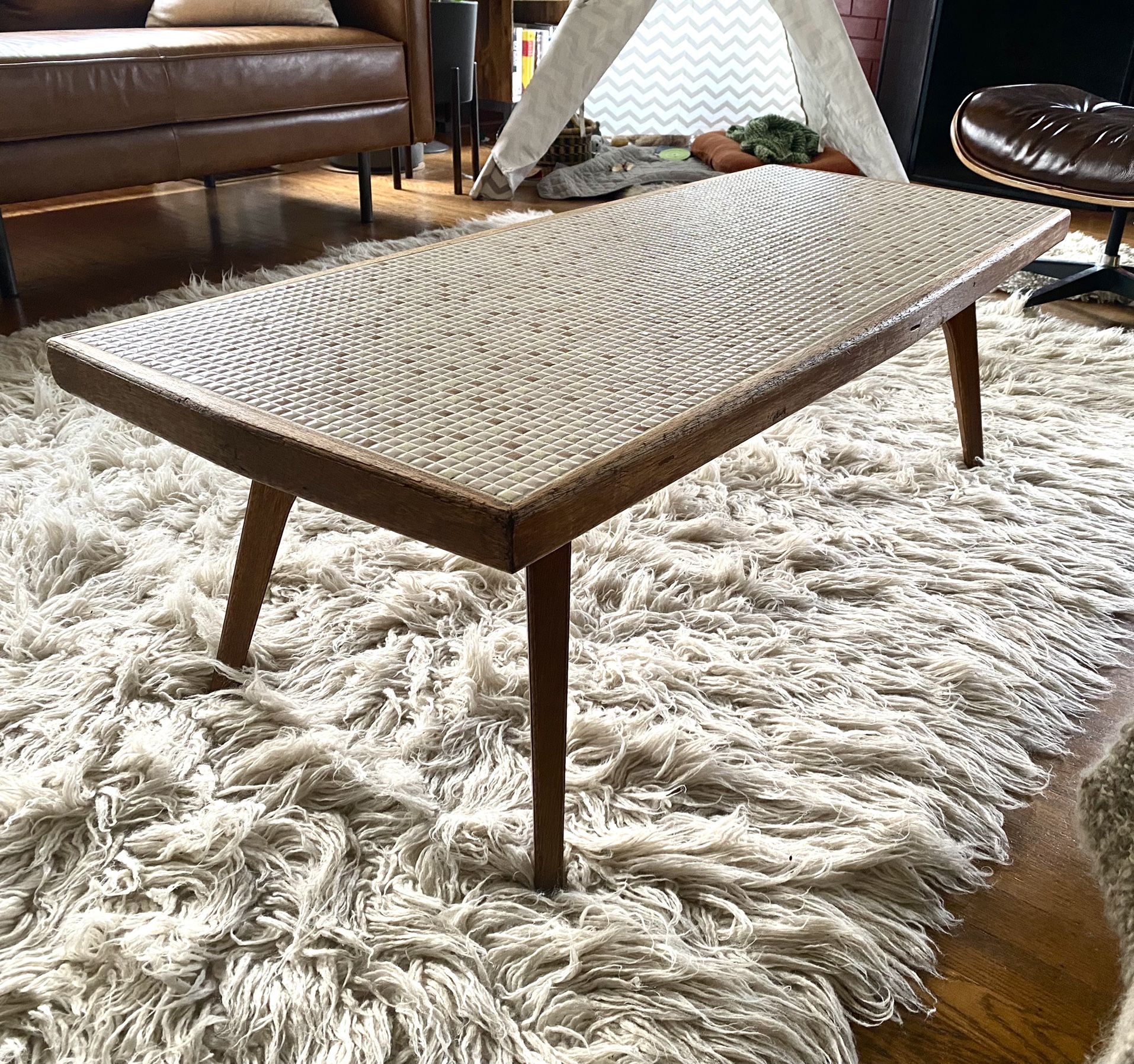 Mcm Tile Table MCM Vintage Mosaic Tile Coffee Table for Sale in Seattle, WA - OfferUp