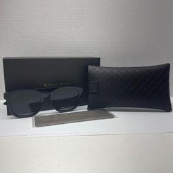 BOTTEGA VENETA BV1080SK 001 BLACK GREY SUNGLASSES 54-21-150 W CASE (CMP128913)