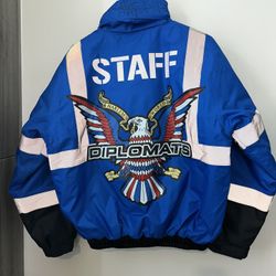 Jim Jones autographed Dipset Diplomats Jacket M