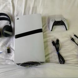 PlayStation 5 Pro 2TB Digital Console with Accessories And Pulse Elite Headset