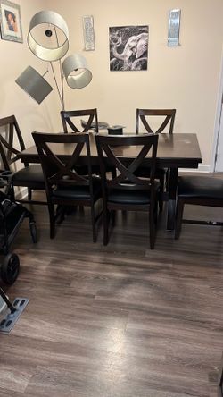 6 chair dining room table