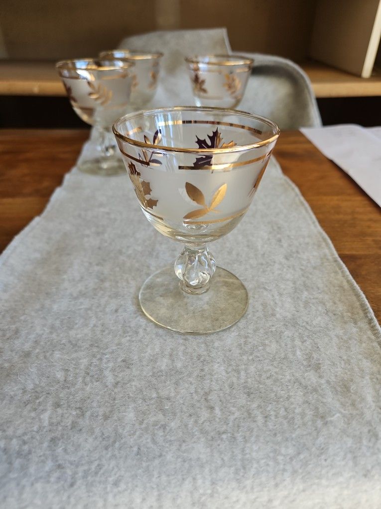 Libbey Golden Foliage Sherbet