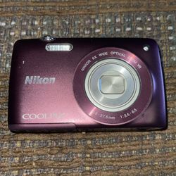 Nikon Coolpix S4300 Digital Camera Video 6x Wide Optical Zoom VR Used Works PR O