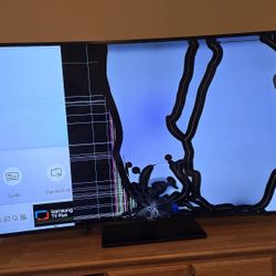 55" Samsung Curved TV For Parts
