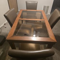 FREE DELIVERY - Dining Table Set – Table + 4 Chairs (Great Condition)