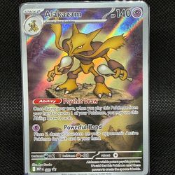 Alakazam black star promo Pokemon card