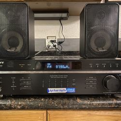 Sony Receiver/amplifier and Speakers 