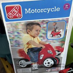 Kids Step 2 Ride On Motorcycle Brand New On Box.