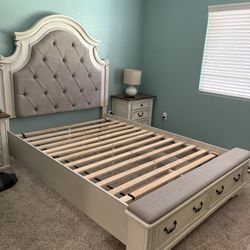 Ashley Furniture Realyn Queen Upholstered Storage Bed – New!