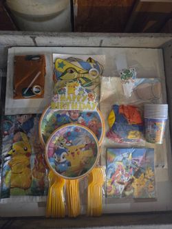 Pokemon party supplies (NEW)