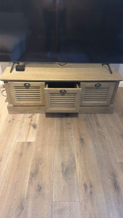 TV stand restoration hardware