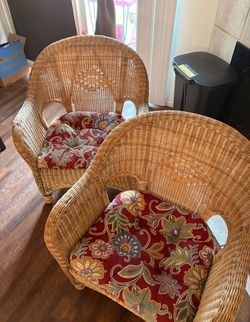Set of Rattan chairs