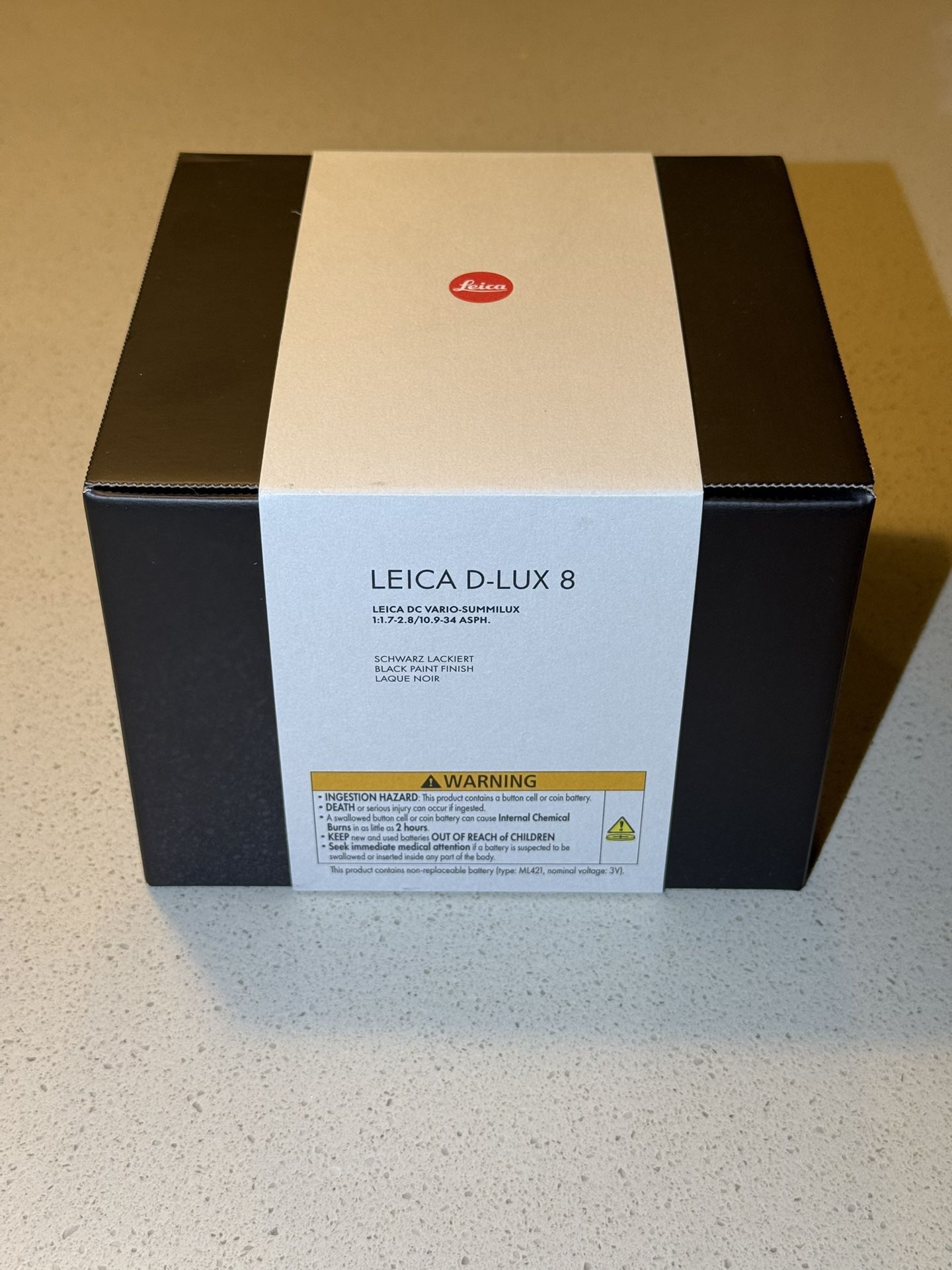 Leica D-Lux 8 Digital Camera (Sealed – New in Box)