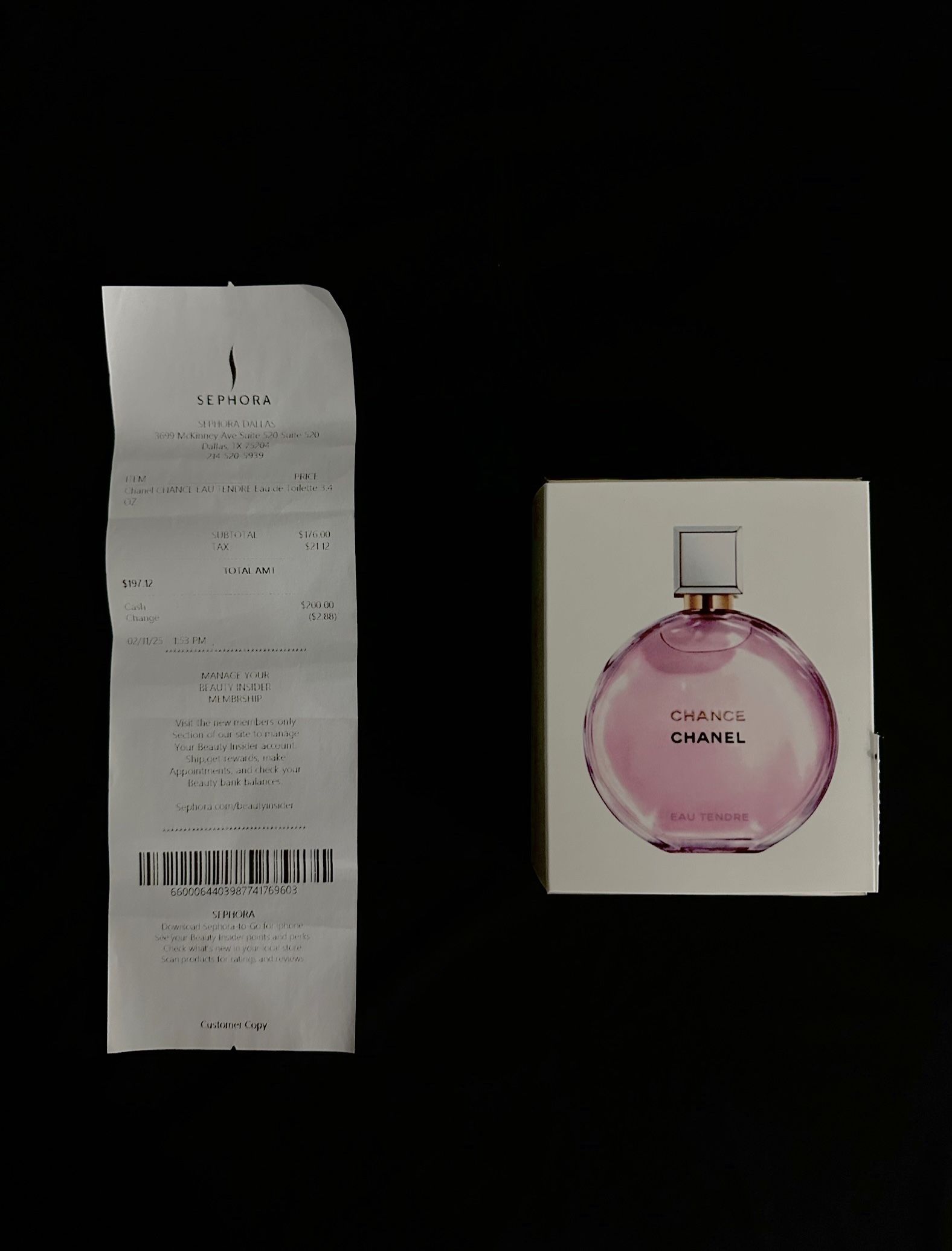Chance Chanel Eau Tendre