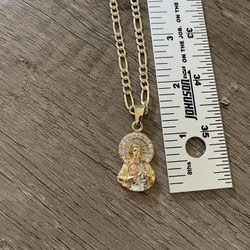 San Judas Tadeo Gold Chain