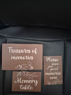 Memory box for funeral/ celebration of life