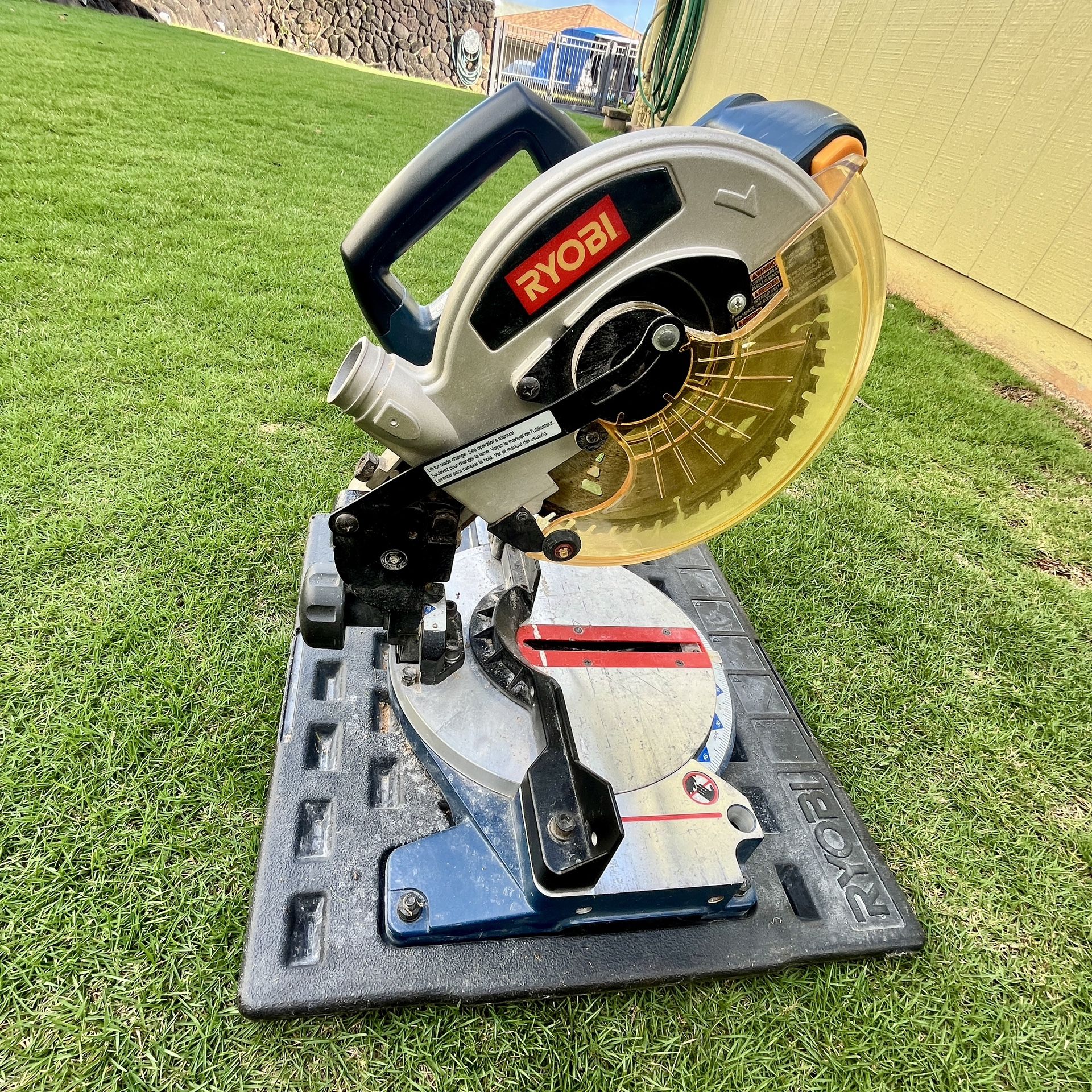 REDUCED $ Ryobi Cordless Compound Miter Saw Mdl MS181