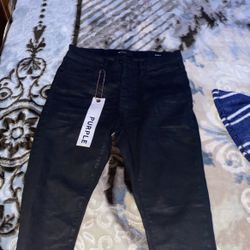 Size 30 Purple Jeans Black