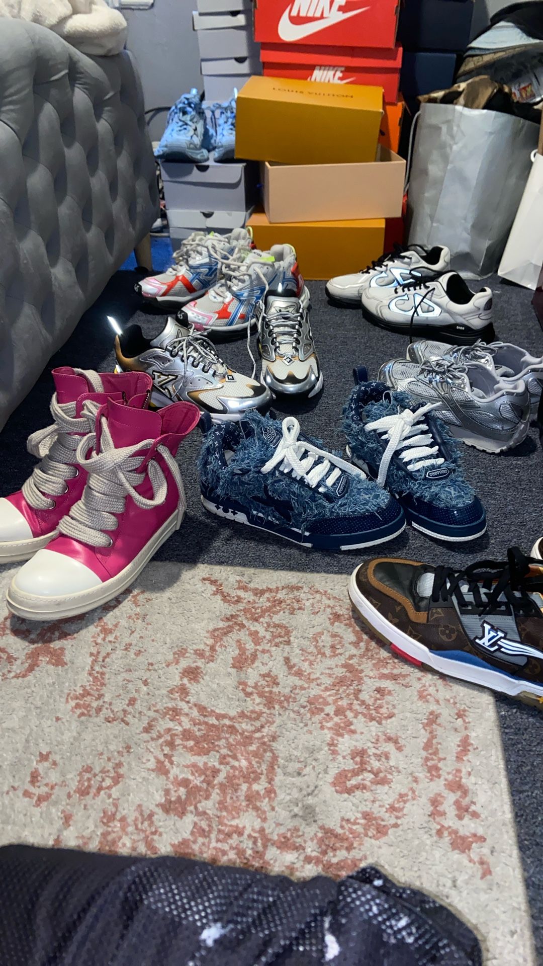 Rick Owen Louis V Balenciaga Bottega Sneakers