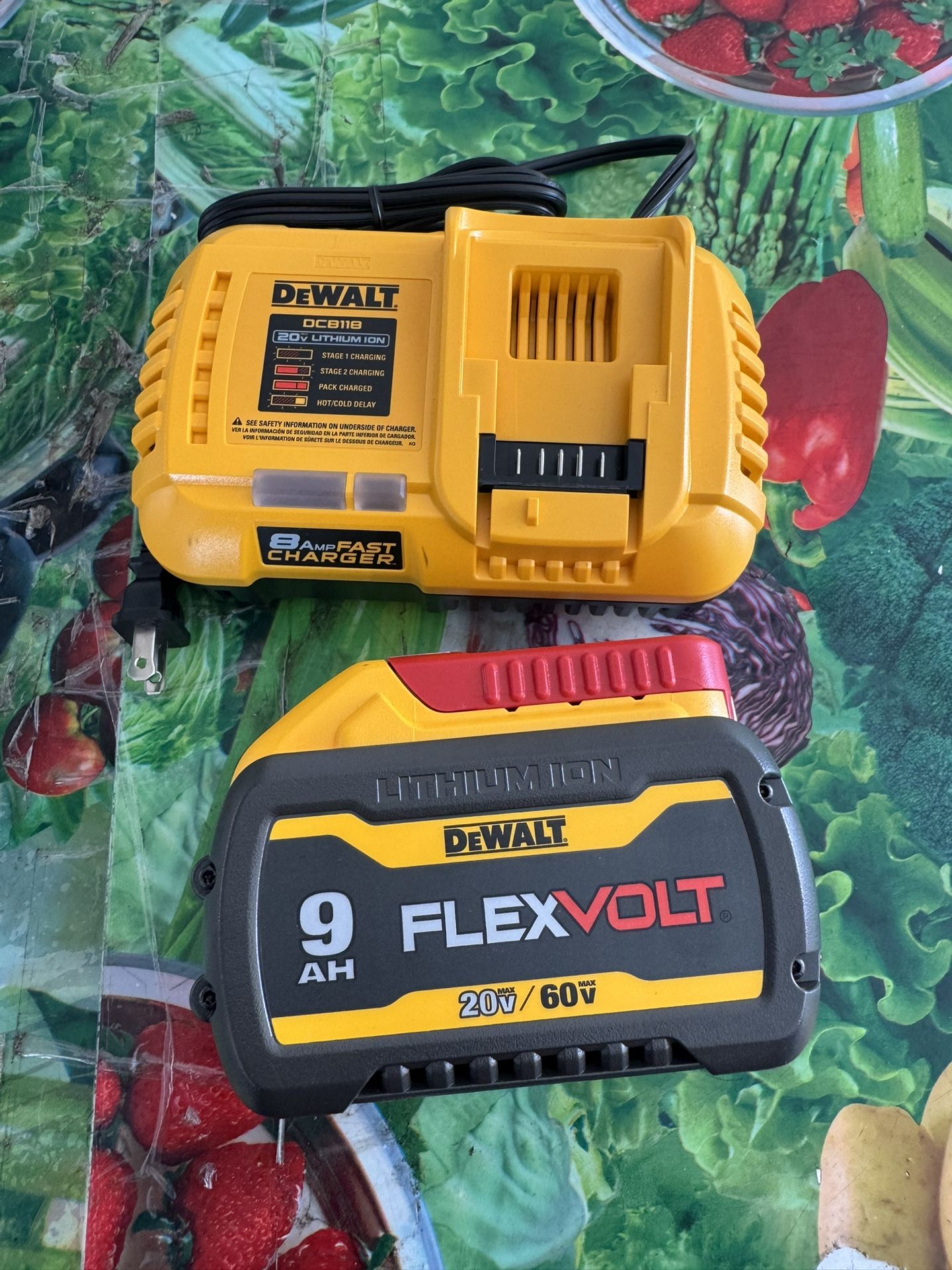 Dewalt 9ah Battery And Charger 