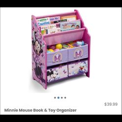 Toy Organizer/ Kids/ Toys/ Minnie Mouse toy organizer/ Furniture/ New