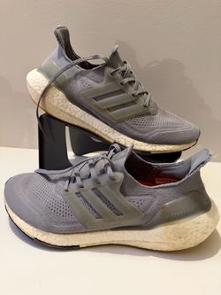 Adidas Ultraboost 21 "Grey"  pre owned  men’s size 11 us