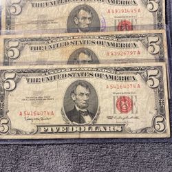 1953 Red United States Note 