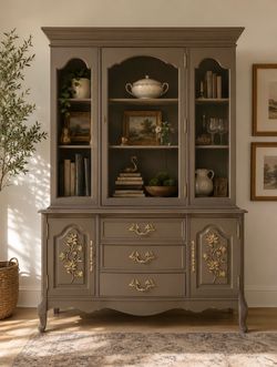 ✨Vintage Bassett Brown Hutch✨