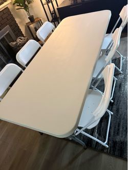 Chairs and tables