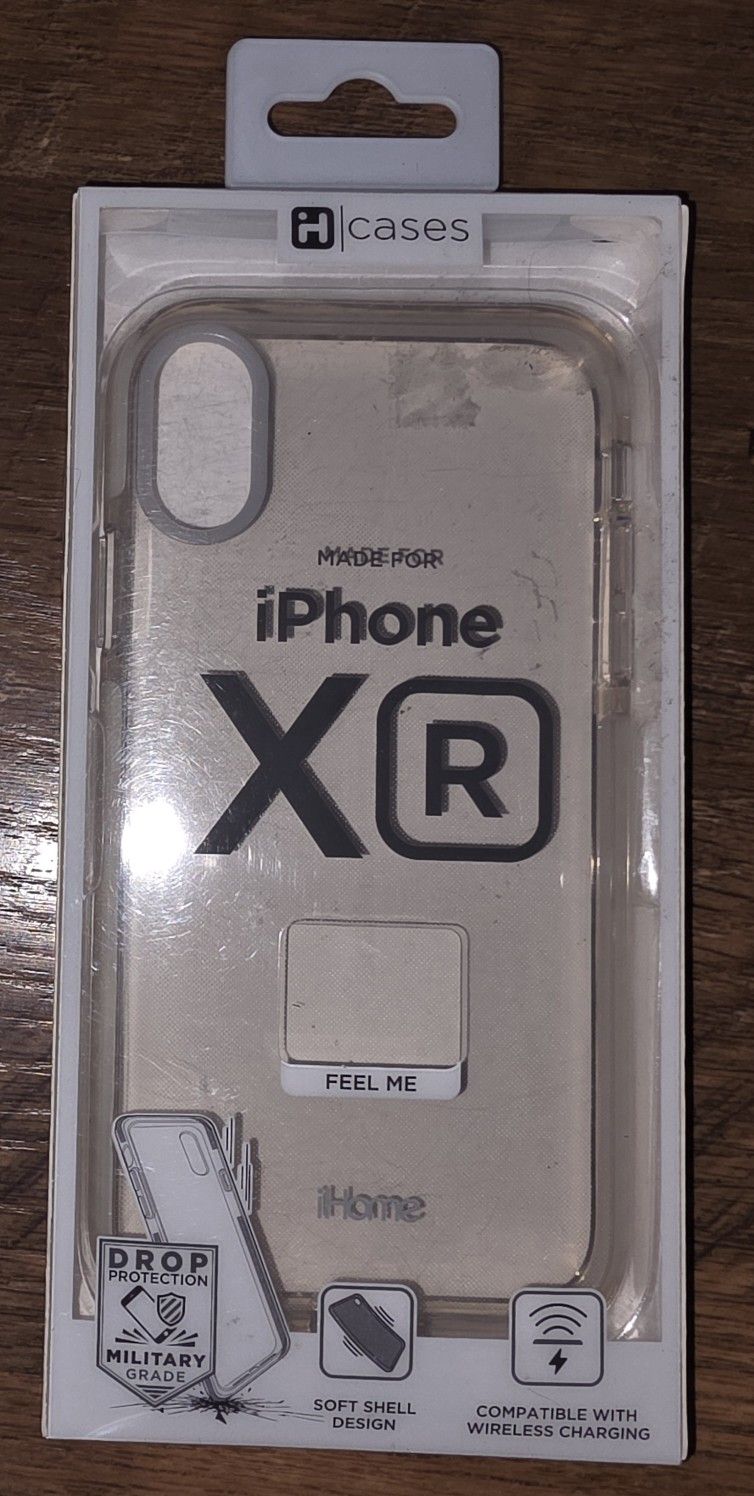 H Case Made For Iphone XR I Home Drop Protection Phone Case Soft Shell Clear