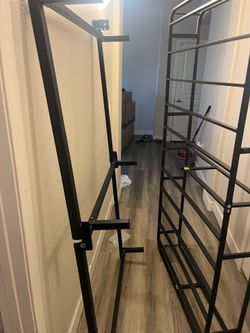 I have two twin size bed frames $25 each
