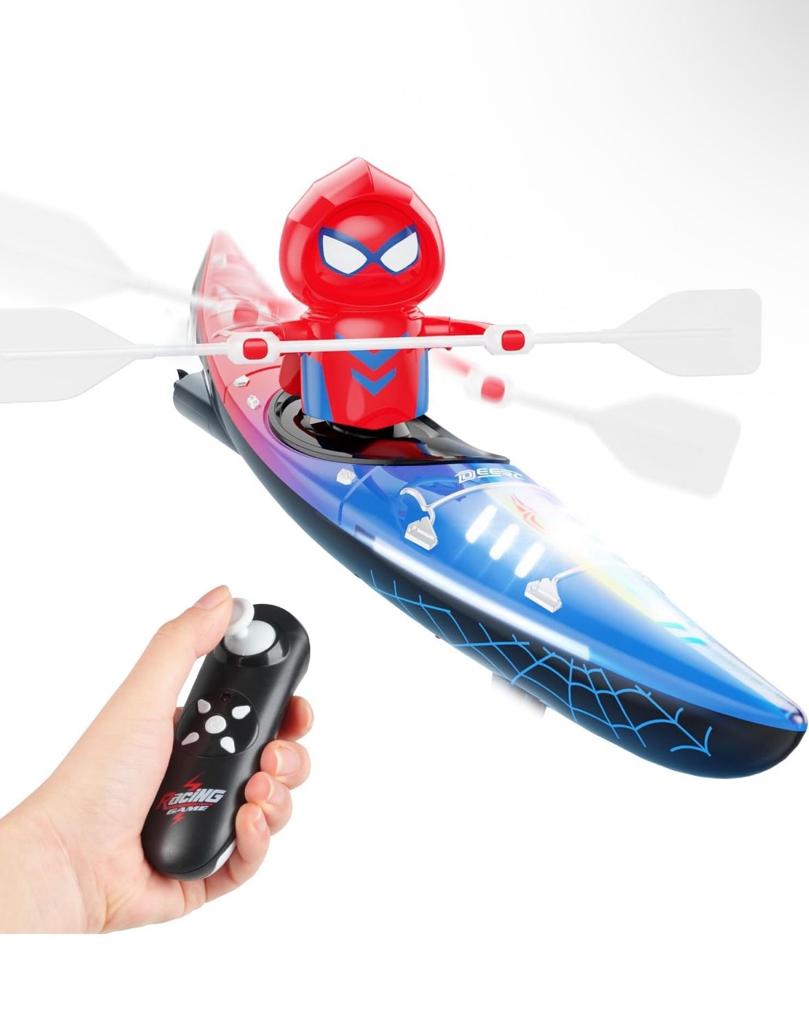 Mini RC Boat Kayak Remote Control Racer Toy