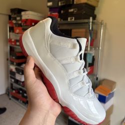 Jordan 11 Low White And Red Size 11.5 Brand New