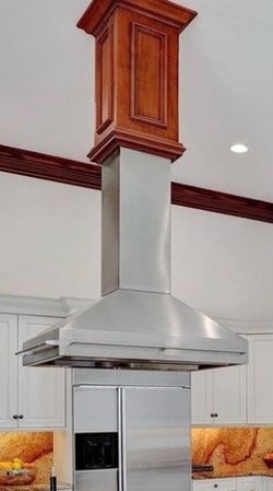 Viking Range Hood with extension
