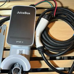 Enel X JuiceBox 40A Electric Vehicle EV Home Charging Station + Bracket Untested