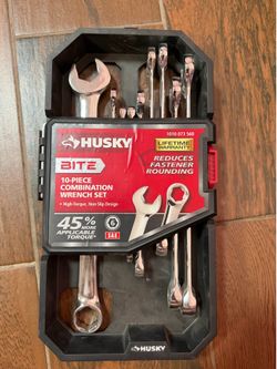 Husky bite metric combination wrench set
