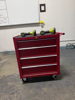 Rolling 4-Drawer Tool Chest / Tool Cabinet – Heavy Duty