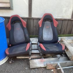 Red STI Seats