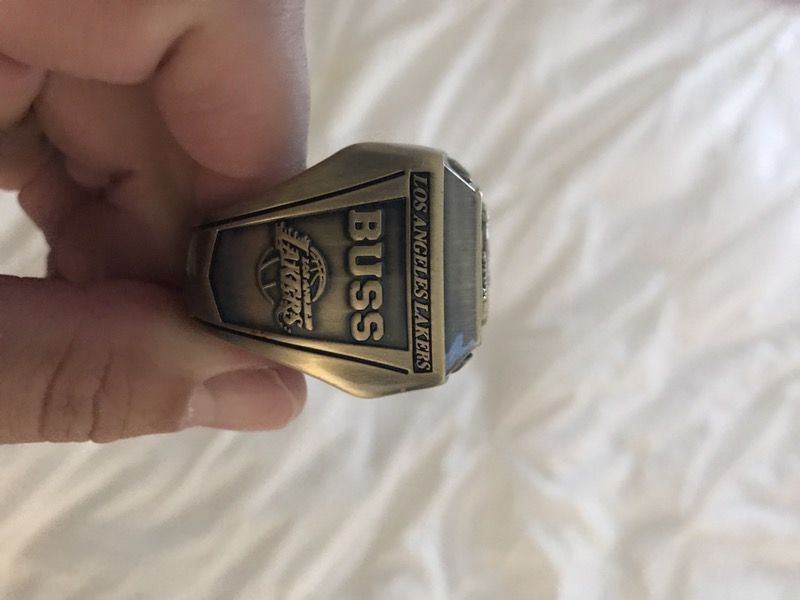 Jerry Buss Lakers Birthday Ring. Limited edition collectors item.
