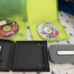 Xbox 360 memory and two games and one DS game