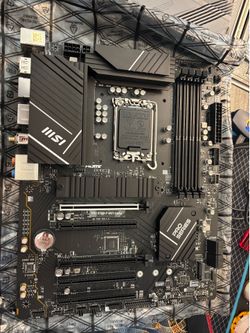 MSI pro b760-p wifi ddr4 motherboard