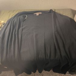 Black Long XL Cardigan