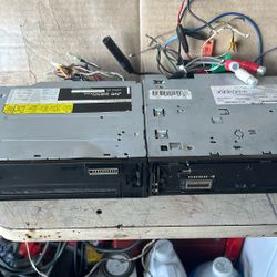 2 Car Stereos With NO face Plates
