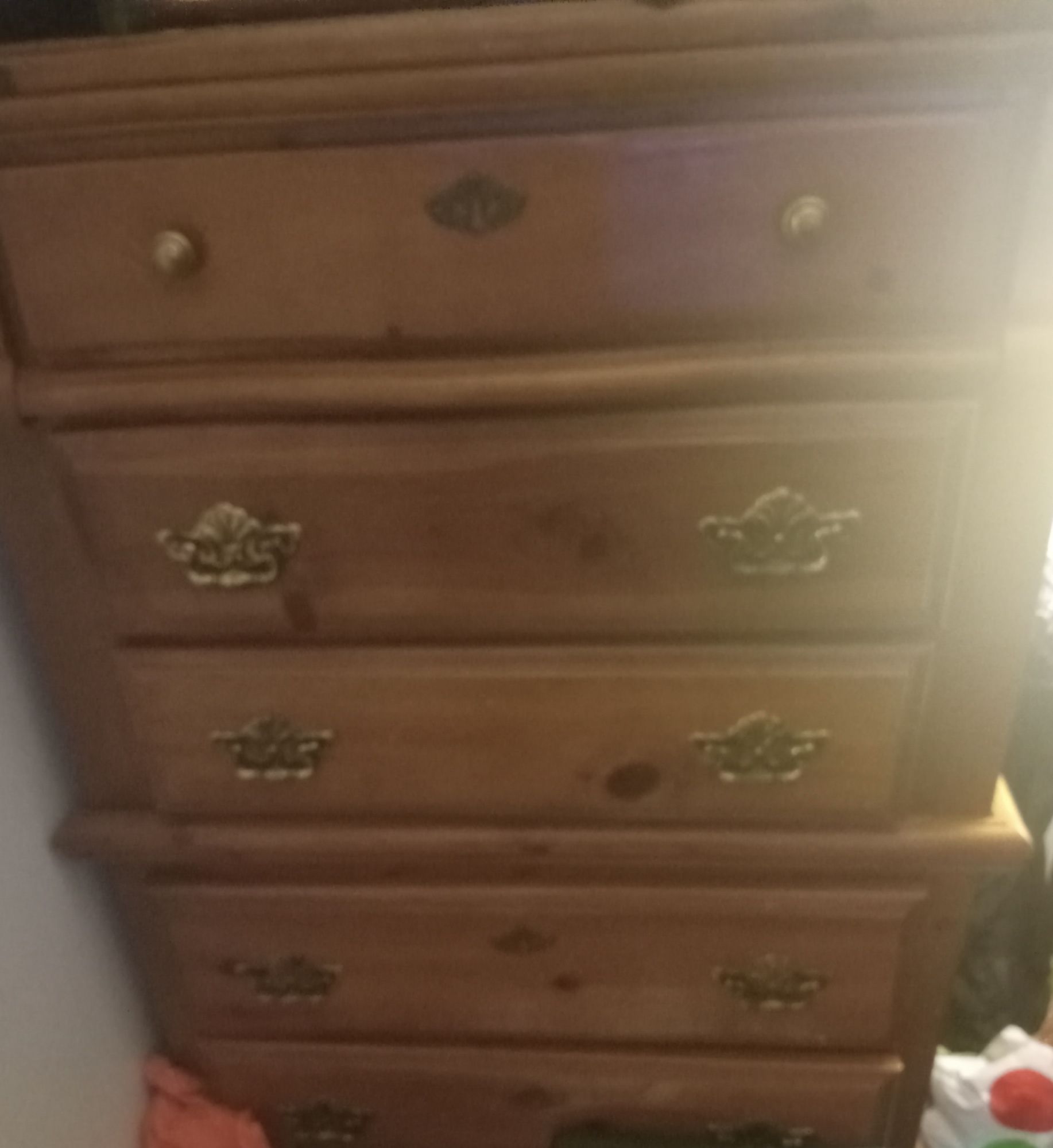 Oak Stand Up Dresser