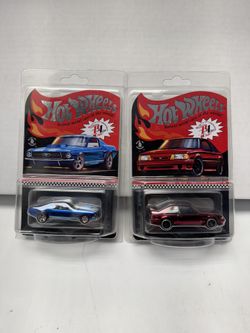 Hot Wheels RLC Red Line Club Ford Mustang Lot Custom Mustang Fastback Cobra R Fox Body