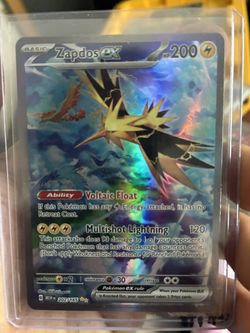 Pokémon - Zapdos ex 202/165 SV 151 Special Illustration Rare Near Mint 