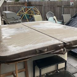 Brown Hot Tub Jacuzzi Tub Cover